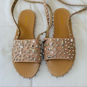 Lemonade Stud Pink Sandals Size 8
